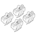 Roof rack attachment kit for Peugeot 308 5p 10/13&gt;08/17 standard roof/roof