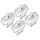 Kit attacchi barre portatutto 161 Toyota Rav4 03/13>12/15 tetto standard