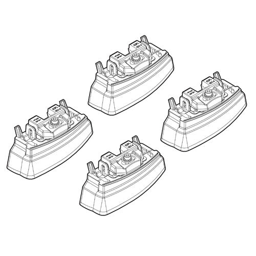 Mercedes C-Class 4p 03/14&gt;03/18 roof rack attachment kit fixpoint