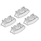 Kit de fijación de portaequipajes 164 Kia ​​Soul 01/14>10/16 techo de punto fijo sin EV N21164