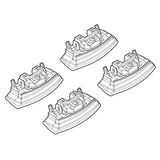 Kit de fijación de baca para Kia Cee'd 5p 165 (05/12>09/15) N21165