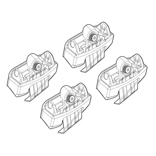 Kit attacchi barre portatutto 167 Kia Picanto 5p 05/11>03/15 tetto standard