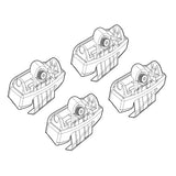 Kit attacchi barre portatutto 167 Kia Picanto 5p 05/11>03/15 tetto standard