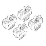 Kit de fijación de barras de techo Nordrive 168 Kia Rio 5p 09/11>12/14 techo estándar N21168