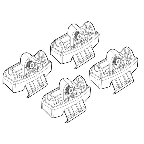 Kit attacchi barre portatutto 169 Citroen C1 5p 06/14>05/18 tetto standard