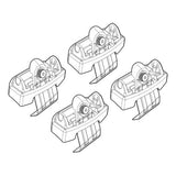 Roof rack attachment kit 171 Fiat 500X 02/15&gt;08/18 standard roof / glass roof