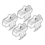 Dachgepäckträger-Befestigungssatz 182 Skoda Rapid Spaceback 11/13&gt;04/17 Standarddach