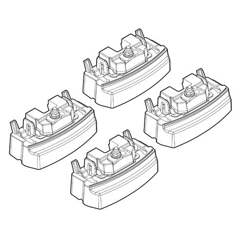 Kit de fijación de baca 187 Mercedes CLA 4p 02/13>06/15 techo fijo N21187