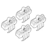Nordrive Kit attacchi barre portatutto 190 Mazda 3 5p 01/14>02/17 tetto standard N21190