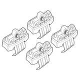 Kit de fijación de barras de techo Nordrive para Honda HR-V 192 (09/15-10/18), techo estándar N21192