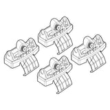 Kit de fijación de portaequipajes para Ford Ecosport 198 (09/15>01/18) techo estándar N21198