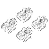 Roof rack attachment kit 203 Kia Optima 4p 02/16&gt;12/19 standard roof