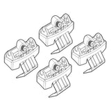 Kit attacchi barre portatutto 3008 10/16>10/20 prof.int. montaggio su tetto