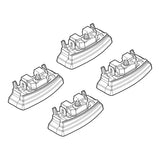 Kit attacchi barre portatutto 221 Mercedes Classe A 5p 06/18> tetto fixpoint N21221