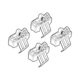 Roof rack attachment kit 226 Peugeot 508 4p 06/18&gt; standard roof / roof