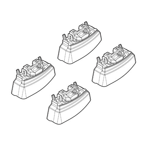 Kit attacchi barre portatutto 228 Mercedes Classe B 02/19> tetto fixpoint