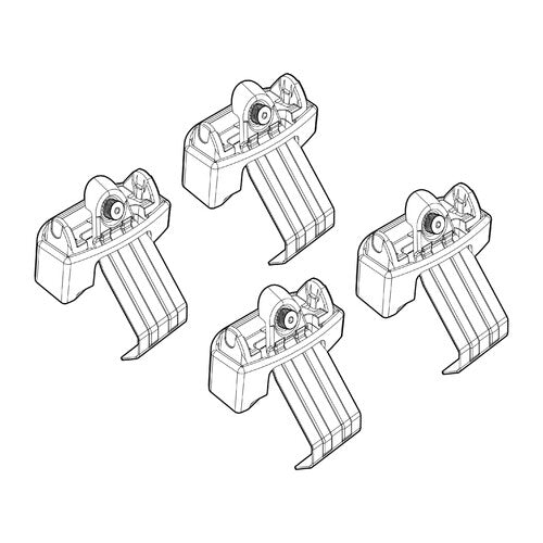 Nordrive Kit attacchi barre portatutto 229 Mazda 3 5p 02/19> tetto standard N21229