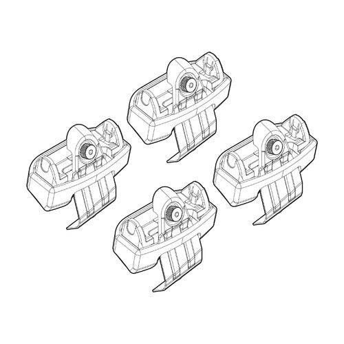 Kit de fijación de barras de techo Nordrive 233 BMW X2 (F39) 01/18> Techo estándar N21233