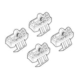 Kit attacchi barre portatutto 235 Renault Clio V 5p 08/19> tetto standard N21235