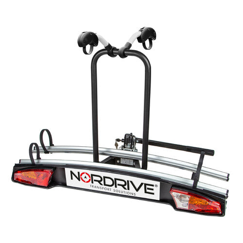 Nordrive Elix 2, portabiciclette per gancio traino - 2 bici