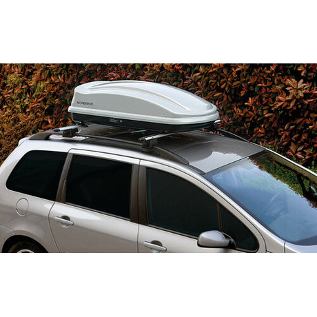 Nordrive Box 330, ABS roof box, 330 litres - Glossy silver