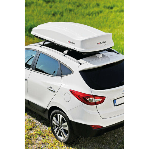 Nordrive Box 530, box tetto in ABS, 530 litri - Bianco lucido N60023