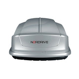 Nordrive Box 630, box tetto in ABS, 630 litri - Argento lucido