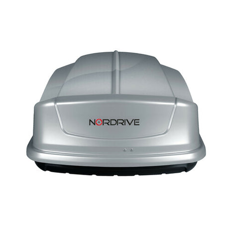 Nordrive Box 630, box tetto in ABS, 630 litri - Argento lucido