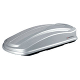 Nordrive Box 630D, box tetto in ABS, 630 litri, doppia apertura - Argento lucido