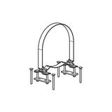 Nordrive Staffa aggiuntiva (optional) per Kargo-Tube