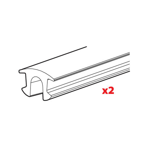 Nordrive Set 2 gomme inferiori - L = 125 cm