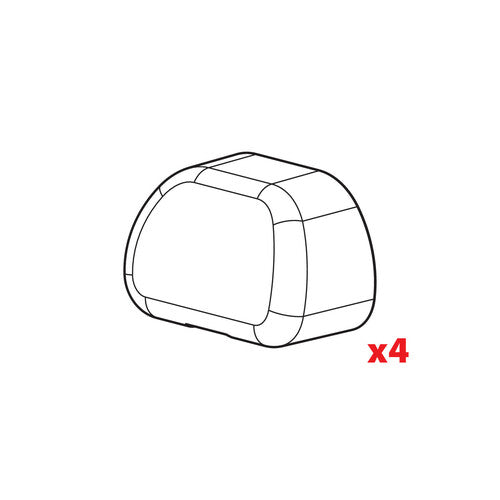 Nordrive Set of 4 Club Bar Caps