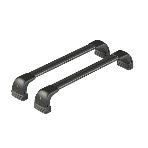 Nordrive Silenzio CX Black, juego completo de barras de techo de aluminio - 94 cm + 104 cm - Origen RF - C020 NK020TB0709