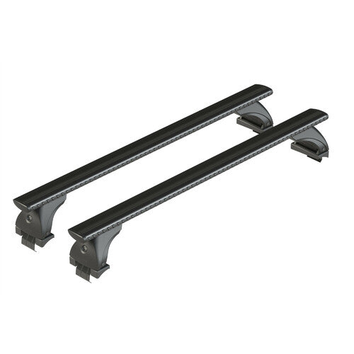 Nordrive Silenzio Black, juego completo de barras de techo de aluminio - L - Evos ST - C058 NK058EBL