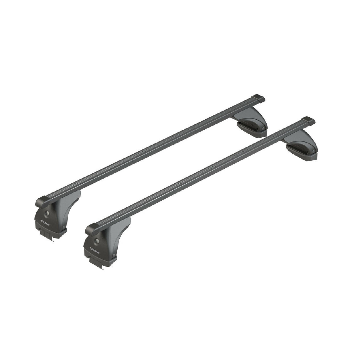 Nordrive Komplettes Auto-Dachträger-Set - 117 - Quadra L NK117EQL