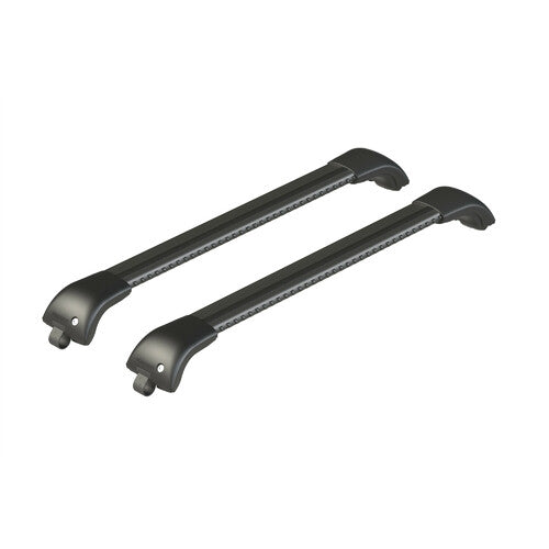 Nordrive Silenzio CX Black, juego completo de barras de techo de aluminio - 84 cm + 84 cm - Origin RL - C400 NK400RB0505