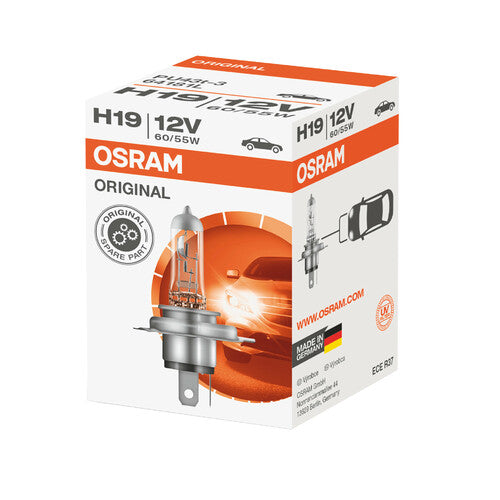 Osram 12V Original Line Glühbirne – H19 – 60/55W – PU43t-3 – 1 Stück – Verpackung