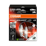 Osram 12V Night Breaker LED - C5W - 1W - SV8,5-8 - 2 Stück - Box