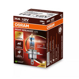 Osram 12V Night Breaker 220 - H4 - 60/55W - P43t - 1 Stück - Verpackung