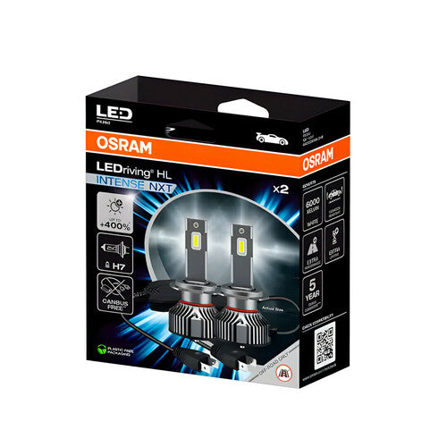 Osram 12V LEDriving HL Intense NXT - (H7) - 42W - PX26d - 2 uds - Caja