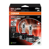Osram 12V Night Breaker Led Smart ECE - H11 - 14W - PGJ19-2 - 2 uds - Caja