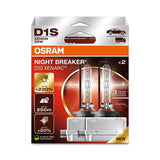 Láser Osram Xenarc Night Breaker (próxima generación) - D1S - 35 W - PK32d-2 - 2 unidades - Caja
