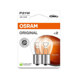 Osram 12V Original Line - P21W - 21W - BA15s - 2 uds - Caja