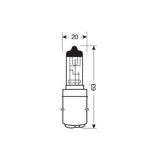 Osram Lampadina 12V Original Line - S2 - 35/35W - BA20d - 1 pz - Blister