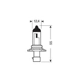 Osram Lampadina 12V Original Line - HB4A - 51W - P22d - 1 pz - Scatola