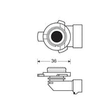 Osram Glühbirne 12V Original Line - HIR2 - 55W - PX22d - 1 Stück - Verpackung