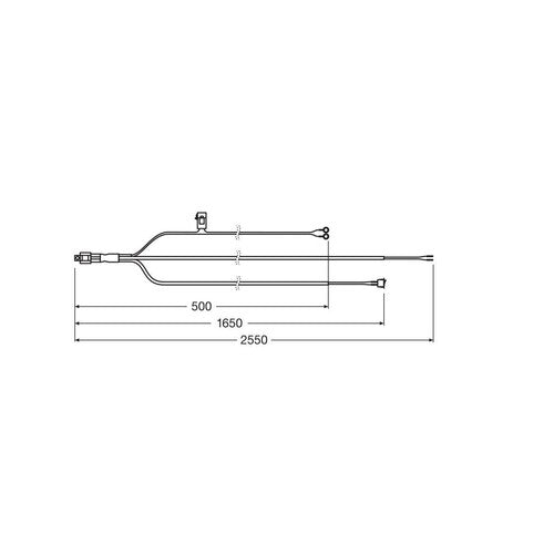 Arnés de cables Osram AX 1LS para bombillas de 12 V