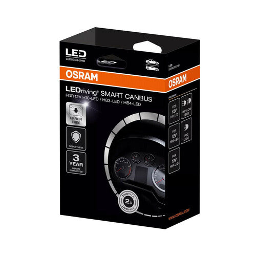 Osram LEDriving SMART CANBUS - 12V - H10/HB3/HB4, 15W, P(Y)20/22d
