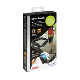 Lampa Sport Pouch, fascia-marsupio da sport con doppia tasca - Giallo fluo