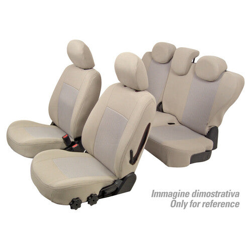 Set coprisedili Beige Fiat 500 07/07>06/15 Fiat 500C 07/09>06/15 C15001B